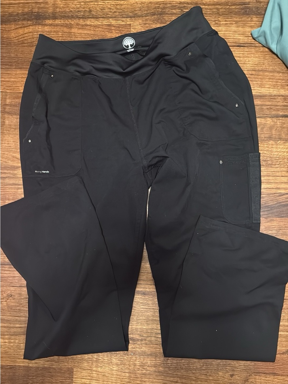 Dickies Women’s Black Utility Cargo Pants with Multiple Pockets Large Tall